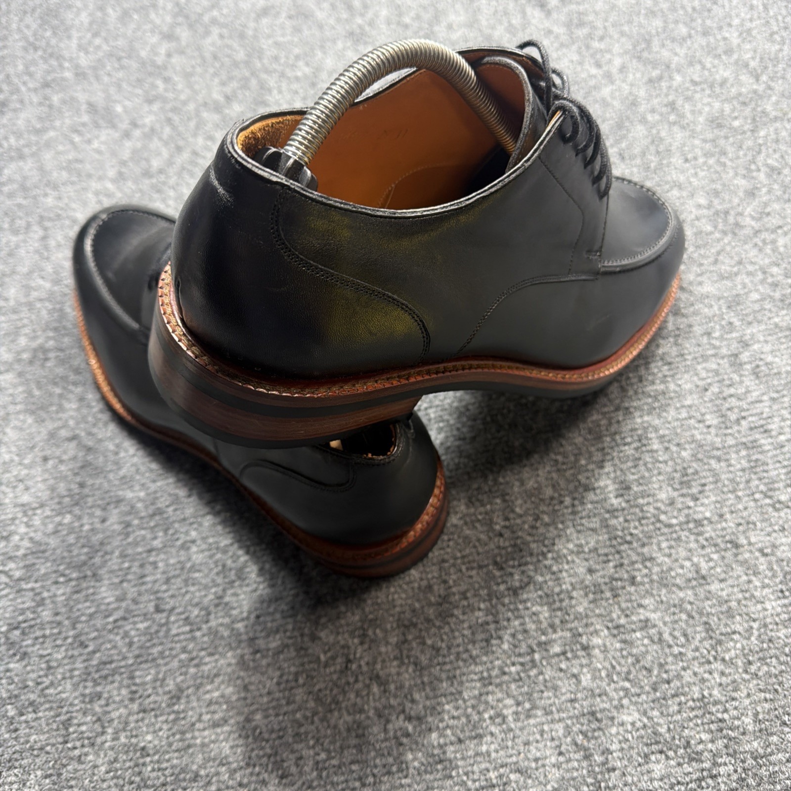 Beckett Simonon Mens 11 Split Toe Derby Oxford Dress Shoes Black Leather New!! — image 7 of 8